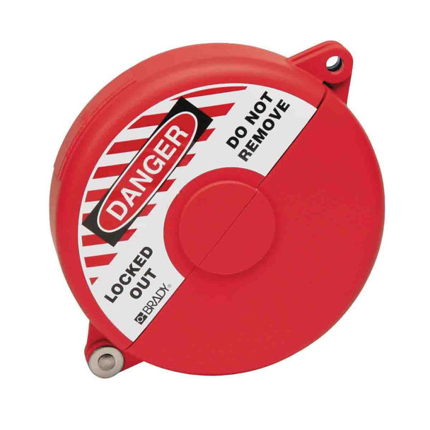 Brady GATE VALVE LOCKOUTS GVLO 10-13 RED Gate Valve Lockouts GATE VALVE LOCKOUTS GVLO 10-13 RED