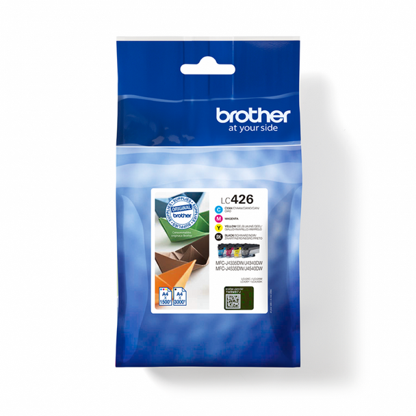 BROTHER LC426 Value Pack B-C-M-Y LC426VAL