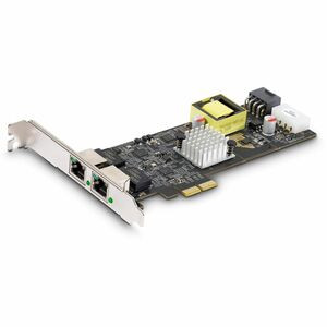 Startech 2-Port 2.5Gbps Pci Express Poe Network Card Dual Intel I225-V Pcie 802. PR22GIP-NETWORK-CARD