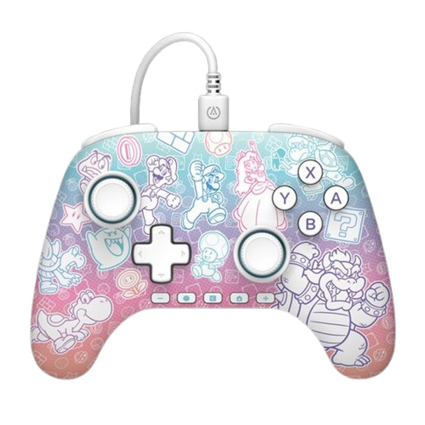 PowerA Advantage Wired Controller for Nintendo Switch 2 - Mushroom Kingdom Gamep NSGP0526-01