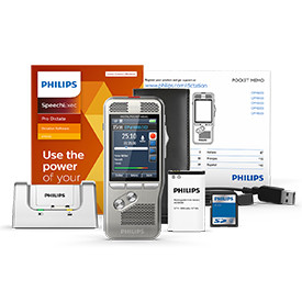 Philips DPM8000 Pocket Memo with SpeechExec Pro Dictate 11 DPM8000EXECPRO