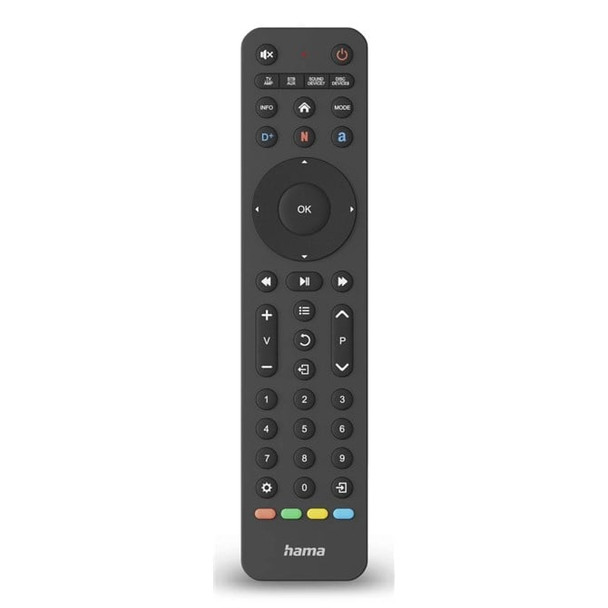 Hama 00221055 Remote Control IR Wireless TV Press Buttons 221055