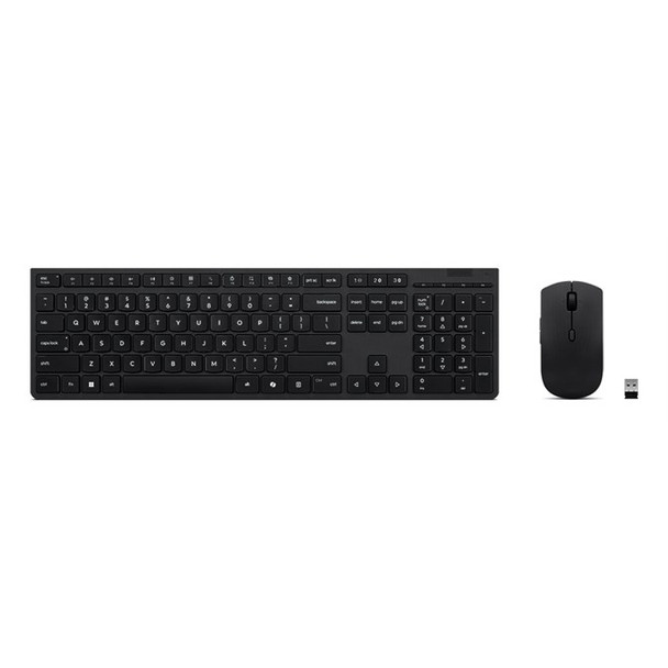 Lenovo 4X31R64350 Keyboard Mouse Included Home/Office RF Wireless + Bluetooth QW 4X31R64350