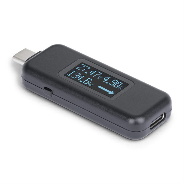 StarTech.com USB-C Power Tester Digital Multimeter Bi-Directional Voltage and Cu USBC-PWRTESTER