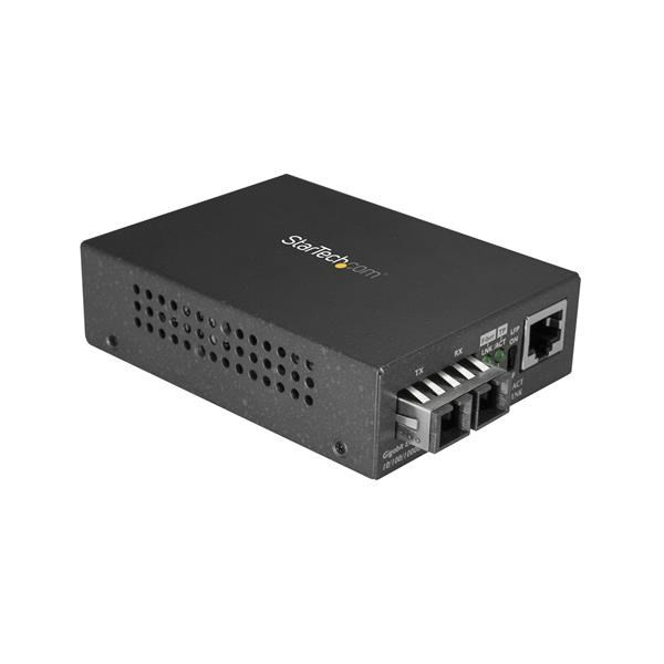 StarTech.com Multimode MM SC Fiber Media Converter for 10/100/1000 Network - 550 MCMGBSCMM055
