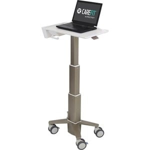 Ergotron Carefit Medical Trolley 5.44 Kg Load Capacity 4 Casters 10.16 Cm 4" Cas C50-1100-0