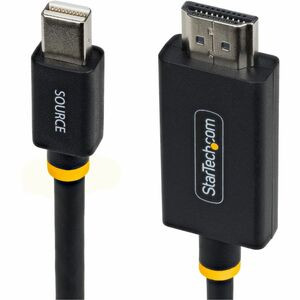 Startech 1M 3.3Ft Mini Displayport To Hdmi Adapter Cable 4K 60Hz With Hbr3/Hdcp 1M-MDP-HDMI2-4K60