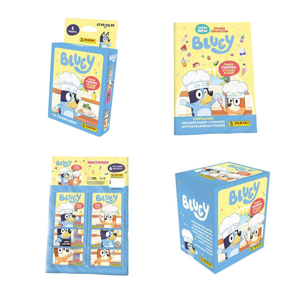 Panini Bluey Funny Yummy Sticker Collection