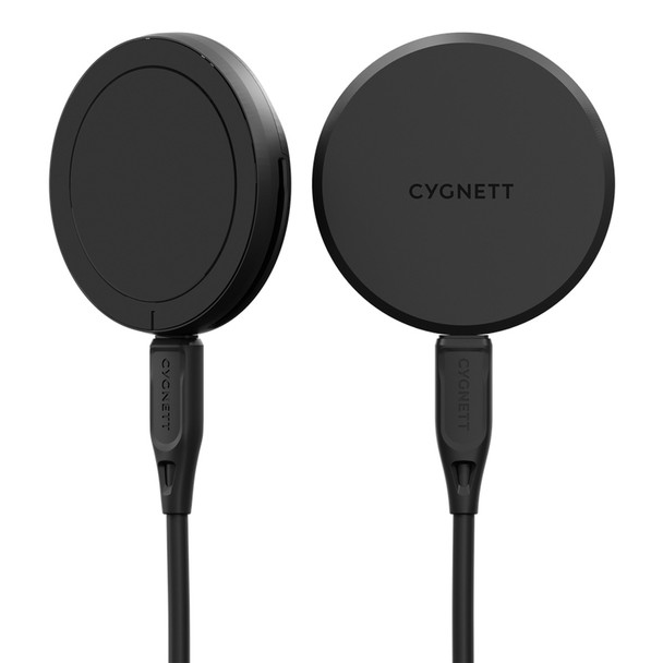 Cygnett ChargePuck Qi2.0 Indoor USB Wireless charging 1.2 m Black CY5061CCRGP