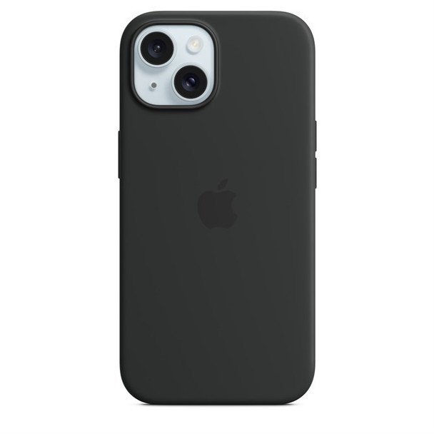 Apple iPhone 15 Silicone Case with MagSafe - Black MXPD3ZM/A