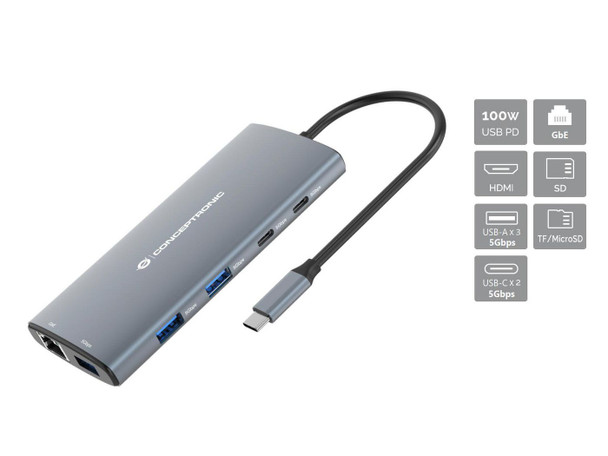 Conceptronic DONN06G Donn 9-In-1 Multifunctional DONN06G