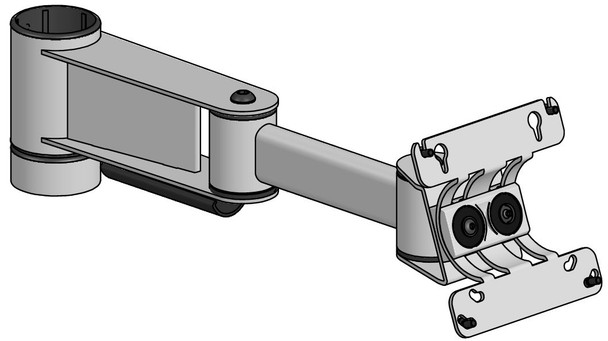 Ergonomic Solutions EET241-02 Arc VESA 75/100 Mount with EET241-02