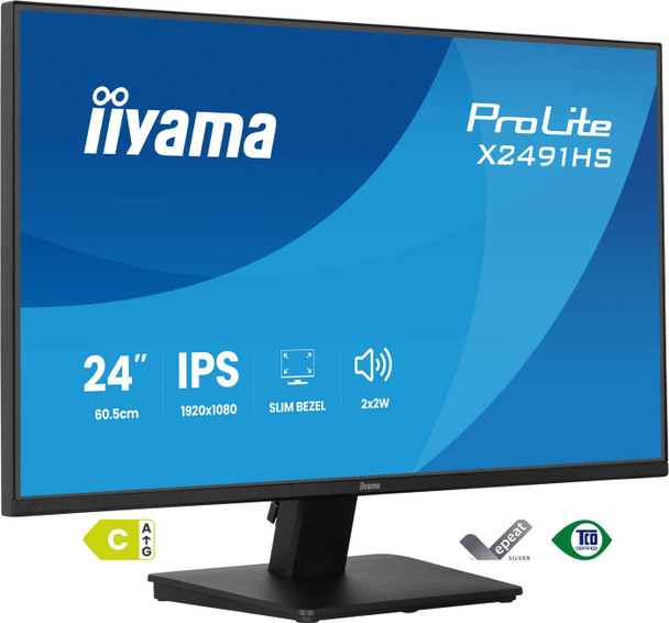 iiyama X2491HS-B1 24" FHD  IPS X2491HS-B1