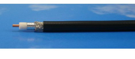 MicroConnect MC-COAXLL-FEEDFLEX FF 400 Low Loss coax. Sort. MC-COAXLL-FEEDFLEX