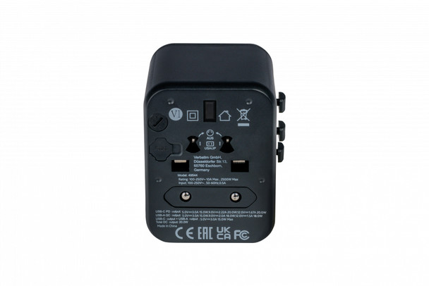 Verbatim 49544 mobile device charger Black 49544