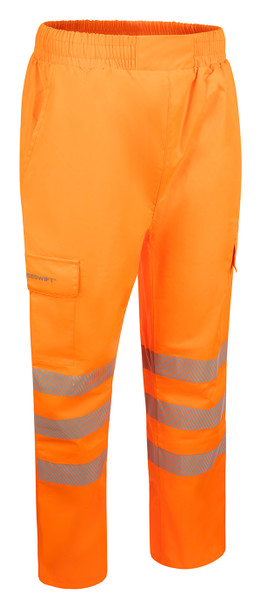 Beeswift Stormwear Womens Hi-Vis Overtrouser Orange Size 12 BSDWSTROR12