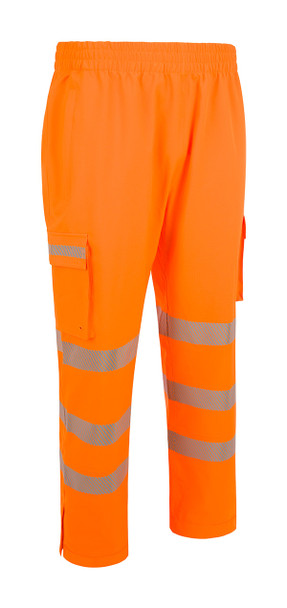 Beeswift Stormwear Mens Hi-Vis Overtrouser Orange Size 2XL BSDSTROR2XL