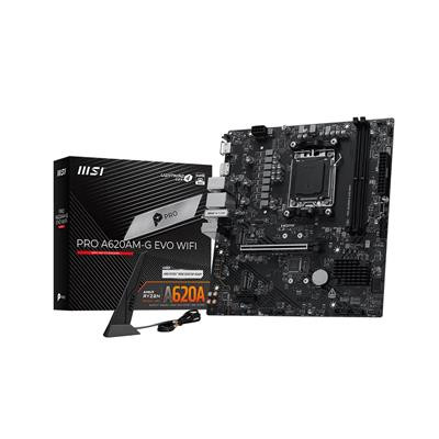 Msi PRO A620AM-G EVO WIFI Socket Am5/A620a/Ddr5/S-Ata 6Gb/S/Micro Atx PRO A620AM-G EVO WIFI