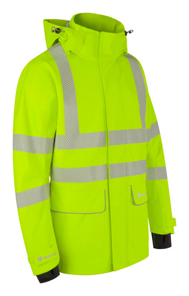 Beeswift Stormwear Mens Hi-Vis Jacket Saturn Yellow Size M BSDSJSYM