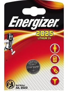 Energizer 638709 CR2025 3.0V Lithium 1St. 638709
