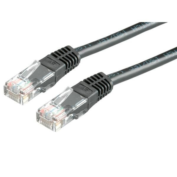 Value 21.99.1585 Utp Patch Cord Cat.6. Black 21.99.1585