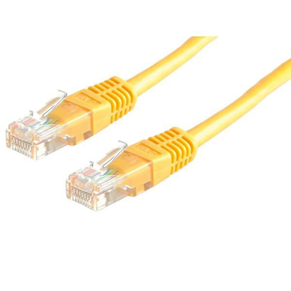 Roline 21.15.0562 Utp Patch Cord Cat.5E. Yellow 21.15.0562