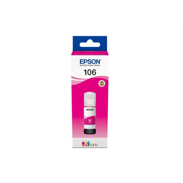 106 EcoTank Magenta ink bottle C13T00R340