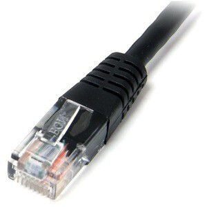 Startech 15M Cat5E Patch Cable With Molded Rj45 Connectors Black Cat5E Ethernet M45PAT15MBK