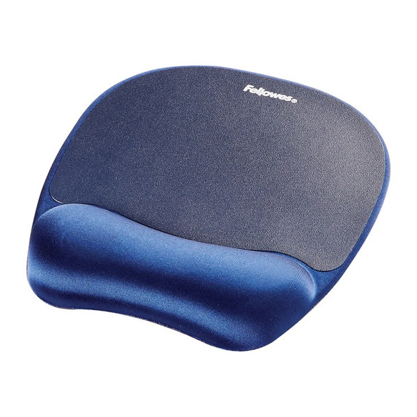 Fellowes Memory Foam Mouse Pad/Wrist Rest Sapphire 9172801