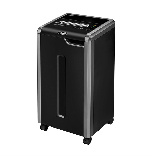 Fellowes Paper Shredder 325Ci 24 Sheet Cross Cut Shredder with 83 Litre Bin High 4632001