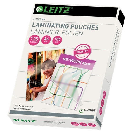 Leitz iLAM Laminating Pouches A6 125 microns 33806 33806