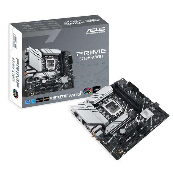 Asus PRIME B760M-A WIFI Socket 1700/B760/Ddr5/S-Ata 6Gb/S/Micro Atx PRIME B760M-A WIFI