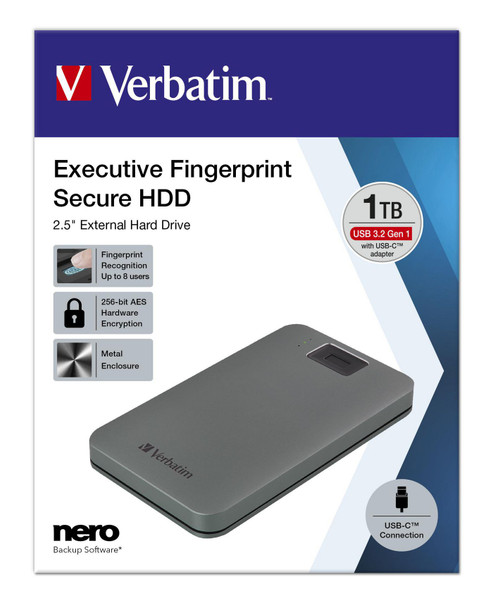 Verbatim 53652 Executive Fingerprint Secure 53652