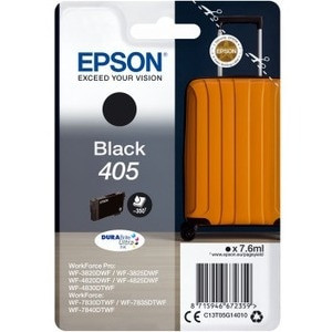 Epson 405 Durabrite Ultra Ink. Cartridge Capacity: Standard Yield Black Ink Type C13T05G14010