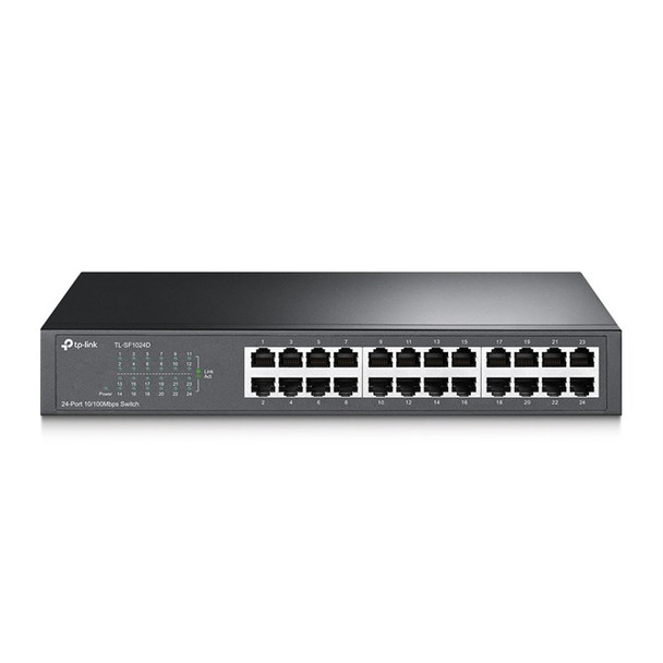 TP-Link TL-SF1024D Network Switch Unmanaged Fast Ethernet 10/100 Grey TL-SF1024D