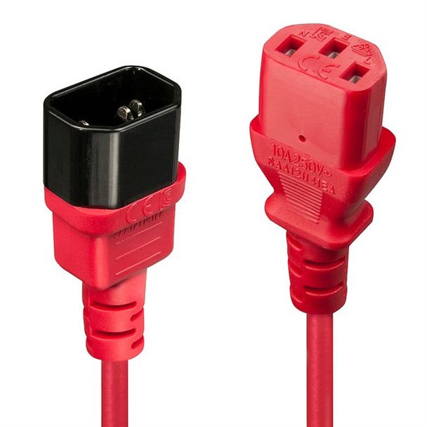 Lindy 2m C14 to C13 Extension Cable 30478