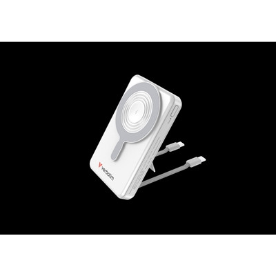Verbatim 32273 Charge'n'go 2C & Display Magsafe Power Bank 10000 Mah Silver 32273
