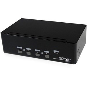 Startech  4 Port Dual Dvi Usb Kvm Switch W/ Audio & Usb Hub 4 Port SV431DD2DUA