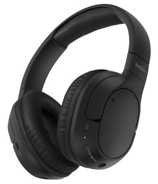 Belkin AUD009HQBK Headphones/headset Wireless Head-Band Calls/Music USB Type-C B AUD009HQBK