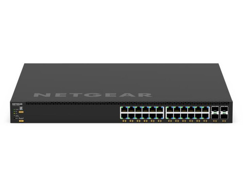 Netgear Av Line M4350 M4350-24G4Xf 24 Ports Manageable Ethernet Switch 10 Gigabi GSM4328-100NES