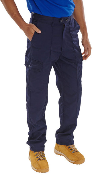 Beeswift Super Drivers Trousers Navy Blue Size 40S PCTHWN40S