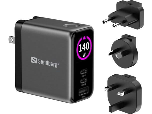 Sandberg 441-72 Travel Charger PD140W Display 441-72