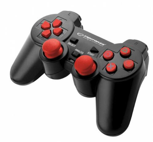 Esperanza EGG106R Gaming Controller Black. Red EGG106R
