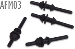 Acousti AFM03B Ultra-Soft Fan Mounts 35mm 8 Pack AFM03B