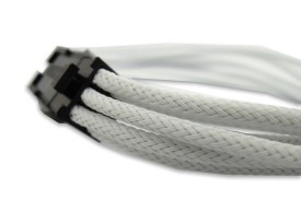 Gelid White Braided 6-pin PCI-E Extension GEL-CA-6P-WHITE