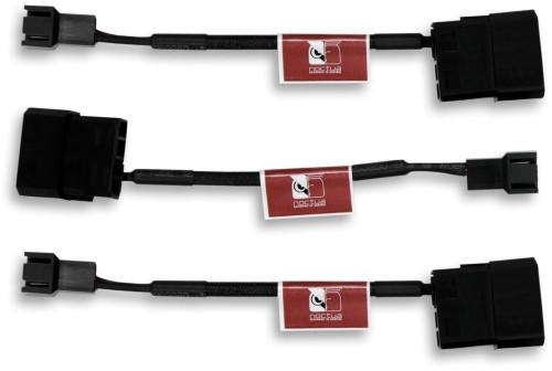 Noctua NA-SAC1 4-Pin Molex to 3-pin Fan Adaptor Cables 3 pack NA-SAC1