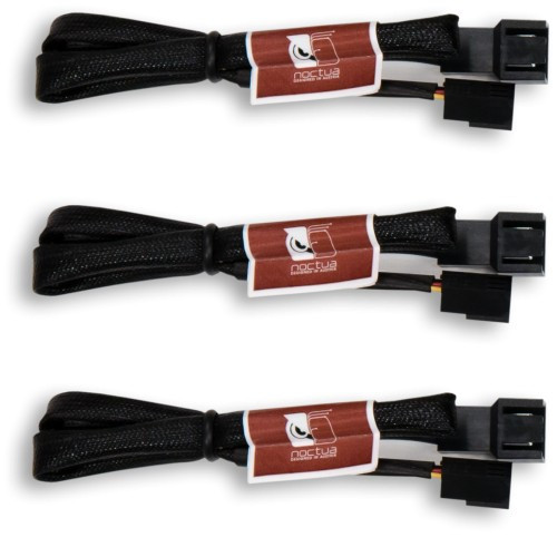 Noctua NA-SEC2 3-Pin Fan Extension Cables 3 pack NA-SEC2