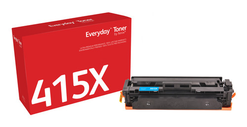 Xerox Everydayôäó Cyan Toner By Compatible With Hp 415X W2031X High Capacity. Bl 006R04189