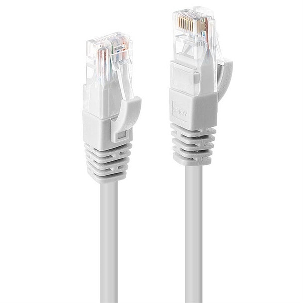 Lindy 5m Cat.6 U/UTP Cable White 48095