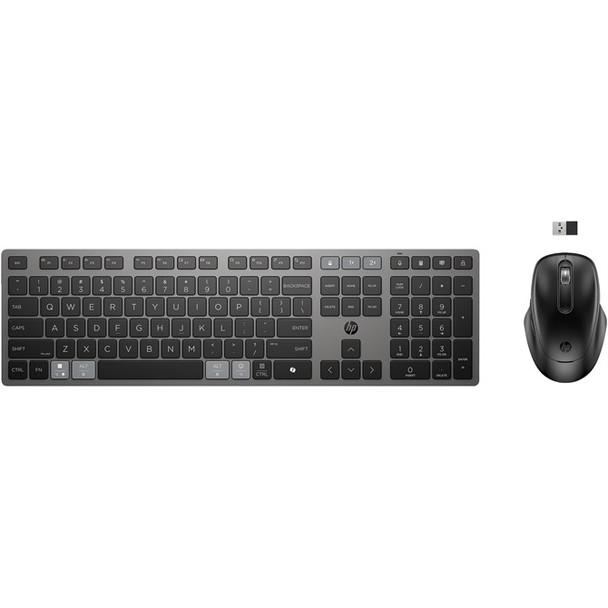 HP 725 Multi-Device Rechargeable Wireless Keyboard and Mouse Combo 9T5B0UT#ABU